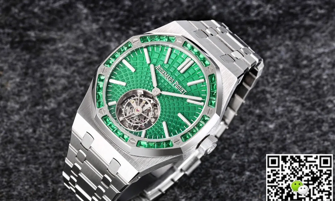 Audemars Piguet Royal Oak Tourbillon 26532IC.EE.1220TI.01 R8 Factory 1:1 Best Edition Replica Watch Silver Strap